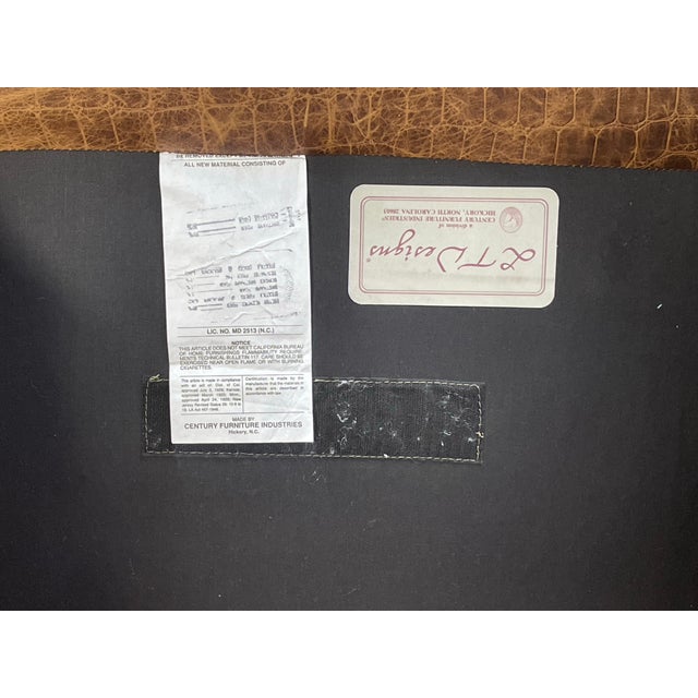 Vintage Wingback Chair by Century Furniture (Lt Designs) For Sale - Image 12 of 12