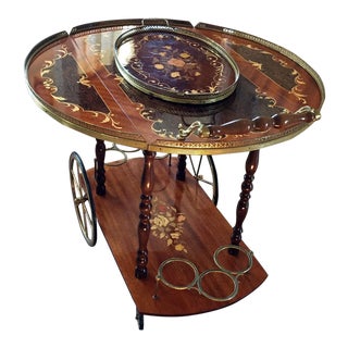 Vintage Italian Bar Cart For Sale