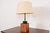 Mid-Century Modern Milo Baughman Style Mid-Century Modern Teak and Brass Table Lamp, Circa 1960s For Sale - Image 3 of 12