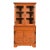 Ethan Allen American Colonial Solid Maple Breakfront Bookcase Cabinet, Circa 1960s For Sale