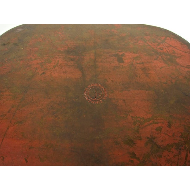 Early 20th Century Marie Zimmermann Arts and Crafts Metal Box With Red Patina, Circa 1915 For Sale - Image 5 of 10