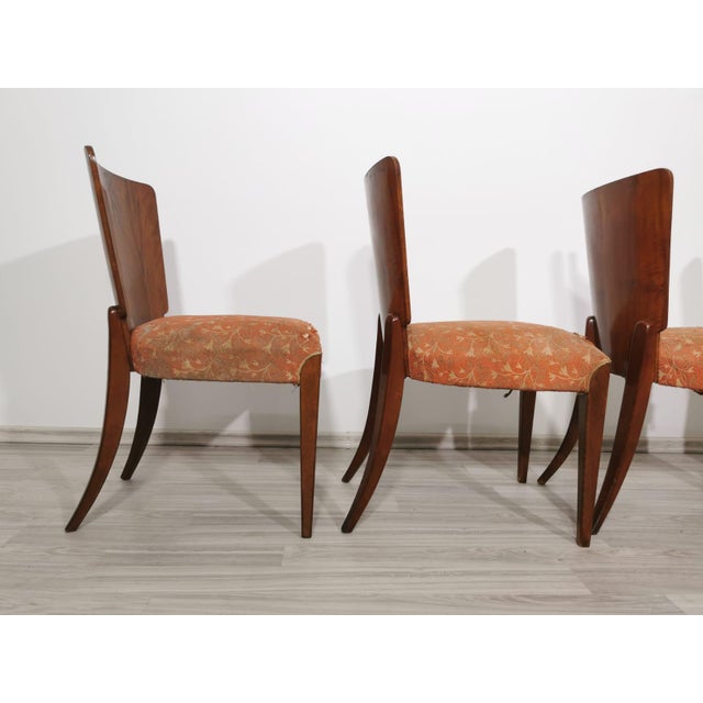 Art Deco Dining Chairs by Jindrich Halabala, 1940s, Set of 4 For Sale - Image 18 of 18