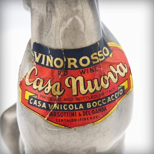 1960s Zoomorphic Donkey Bottle in Ceramic by Casa Nuova Boccaccio, Italy, 1960s For Sale - Image 5 of 16