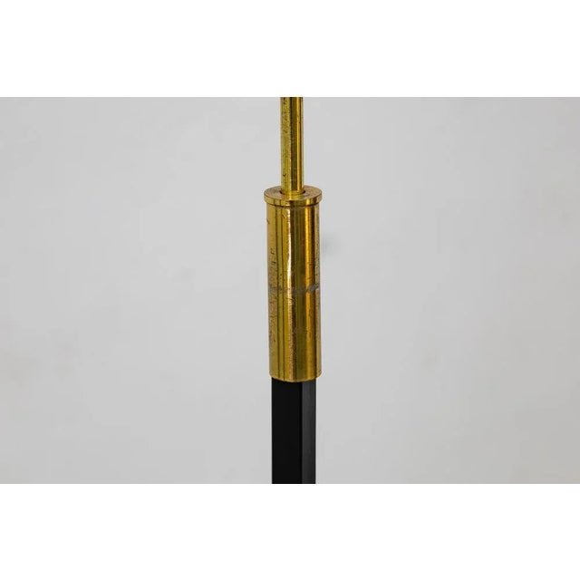 Gold Brass Floor Lamp, Italy, 1950s For Sale - Image 8 of 11