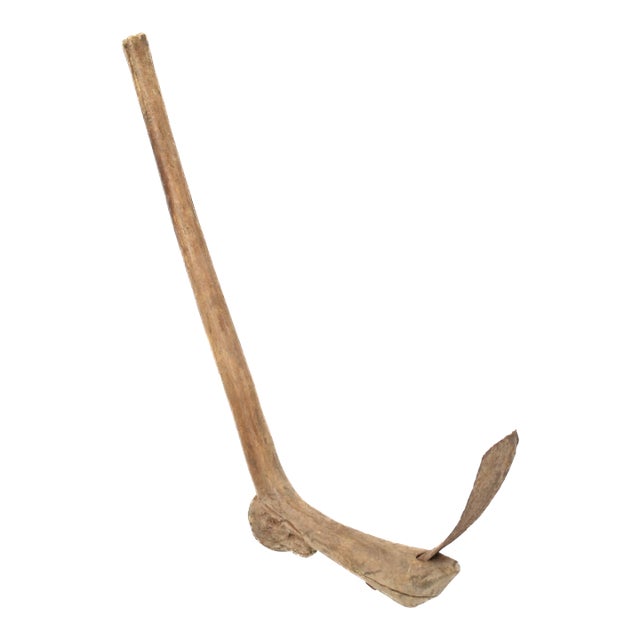 Early 20th Century Lobi Garden Hoe Tool Burkina Faso For Sale