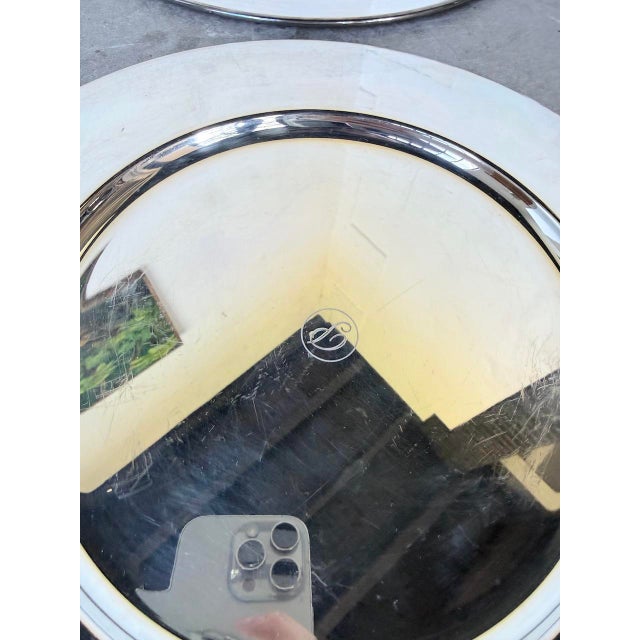 Plates and Saucers in Silver-Plated Metal from Emile Puiforcat, 1960s, Set of 12 For Sale - Image 18 of 18