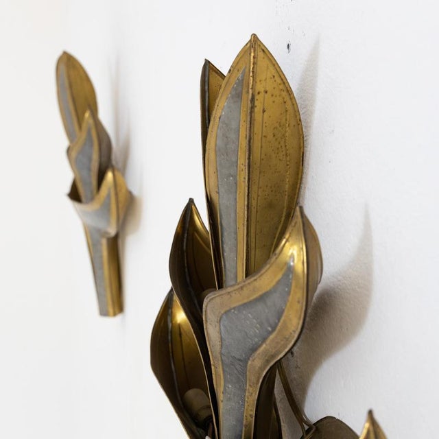 1960s Wall Lamps by Henri Fernandez for Maison Honoré, Set of 2 For Sale - Image 5 of 9