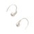 Baroque Pearl Hook Earrings, Pair For Sale In New York - Image 6 of 8