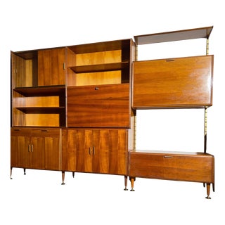 Mid-Century Modular Poly-Z Wall Unit by A.A.Patijn for Zijlstra, 1950 For Sale