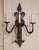 Early 20th Century French Gothic Revival Wrought Iron Wall Sconces, Set of 3 For Sale - Image 4 of 10