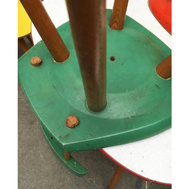 Children's Table & Chairs Set by Karla Drabsch for Kleid & Raum, 1950s, Set of 5 For Sale - Image 17 of 18