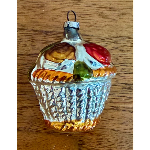 Metal Vintage German Mercury Glass Ornaments, Set of 5 For Sale - Image 7 of 17
