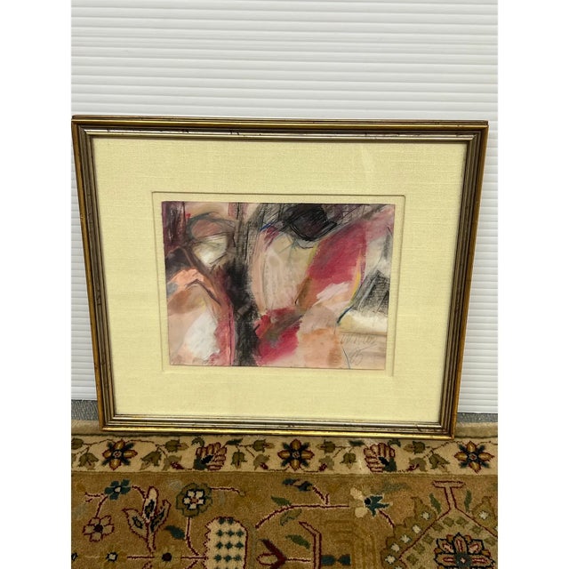 Nancy Willis Solace Signed Pastel/Oil on Paper, Circa 2005 For Sale - Image 4 of 11