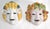 Keller & Guérin Vintage Majolica Hand Painted Ceramic Pottery Wall Masks Italy Cottura- Set of 4 For Sale - Image 4 of 12