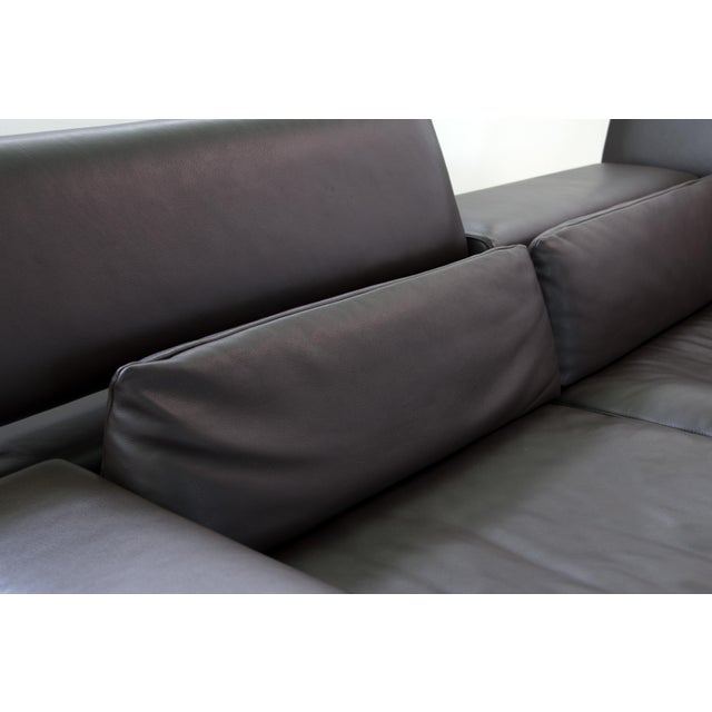 Shiva Corner Lounge Sofa in Leather Jean-Pierre Audebert for Jori, 2010s, Set of 2 For Sale - Image 11 of 14