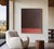 Discover "Lost in Thought," a minimalist and elegant abstract work whose base is a deep brown, enhanced by an almost...