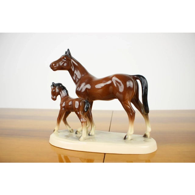 Mid-Century Sculpture of Horses, 1960s For Sale - Image 8 of 9