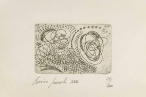Fausto Maria Franchi, Abstract Composition, Etching, 2006