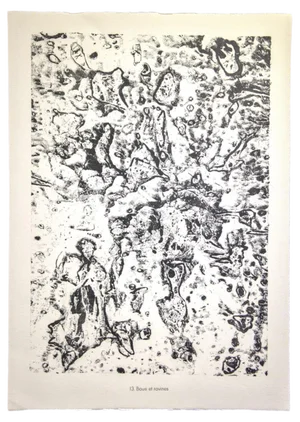 Jean Dubuffet - Mud and Rovines - Original Lithograph - 1959