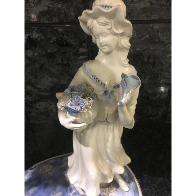 Large Ceramic Figurine by Capodimonte, 1950s For Sale - Image 11 of 18