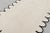 Black Scallop Edge With Solid White Jute Rug 2.5x8 Ft. For Sale - Image 4 of 12