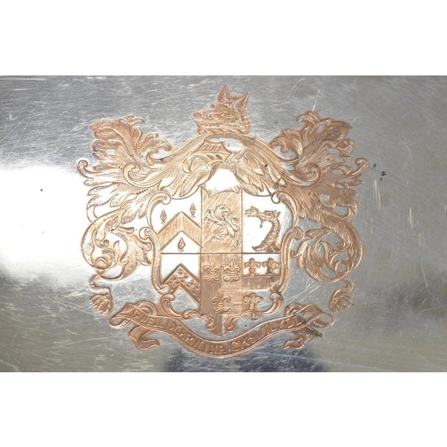 Late 19th Century French Renaissance Bacchanal Scene Silver Plated Bacchus Figural Platter Tray For Sale - Image 16 of 18