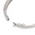 1980s Vintage Diamond 14k White Gold Bangle For Sale - Image 5 of 5