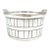 1970s Gorham Silver-Plated Bushel Barrel Form Tea Caddy Yc348 – Colonial Revival / Traditional / Americana For Sale