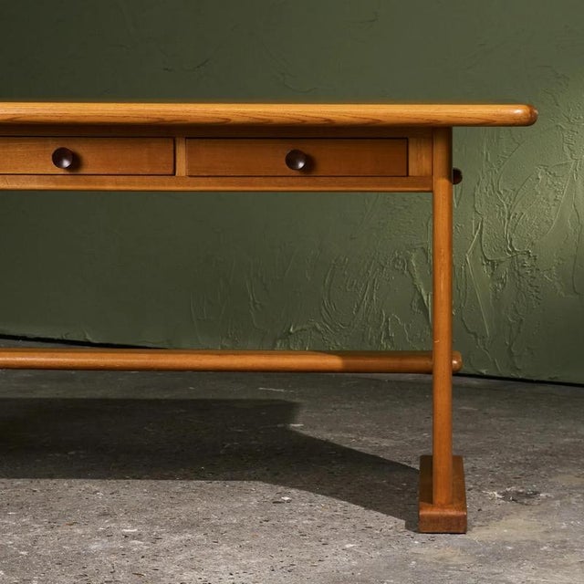 Vintage Art Deco Desk in Ash by Bas Van Pelt, 1930s For Sale - Image 4 of 13