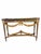 Wood Vintage Neoclassical Style Hall Table With Faux Green Marble Top For Sale - Image 7 of 9