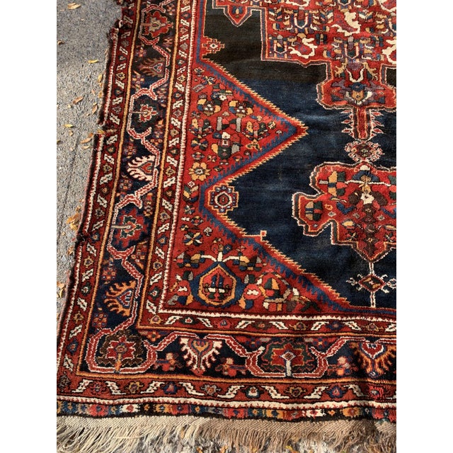 1880s, Handmade Antique Persian Luri Rug 5.8' X 10.7' For Sale - Image 4 of 14