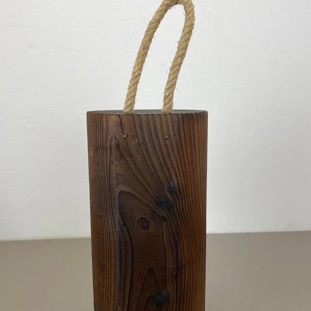 Large Organic Sculptural Pine Wooden Table Light from Temde Lights, Germany, 1970s For Sale - Image 15 of 18