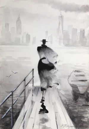 Erik Freyman, Etude 1, Watercolor