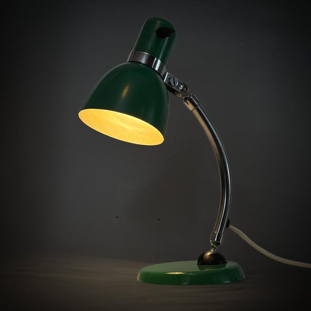 Vintage Swedish Table Lamp from Bröderna Malmströms Metallvarufabrik, 1950s For Sale - Image 4 of 13