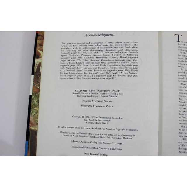 American 1974 American Family Cookbook Culinary Arts Institute Hardcover Hard Cover Book For Sale - Image 3 of 11