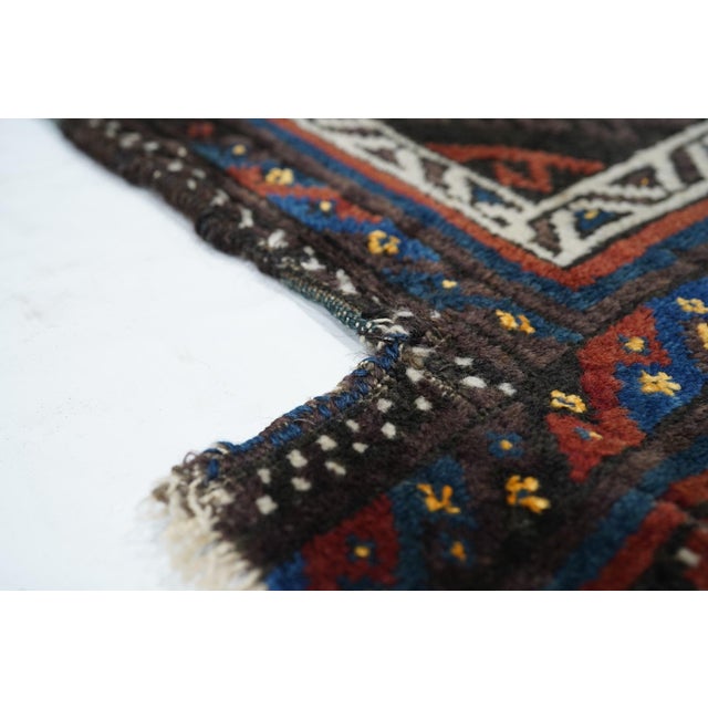 Vintage Balouch Rug 2'2'' X 2'4'' For Sale - Image 11 of 12