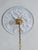 Glass italian chandelier from the 1970s. Smoked blown glass. Modern chandelier in a classicist style. Twelve arms. A...