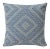Schumacher Tortola Indoor & Outdoor 20" Pillow in Marine For Sale