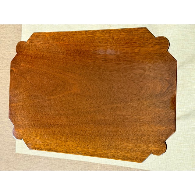 Federal Style Mahogany Two-Drawer Work Table, Early 20th Century For Sale - Image 15 of 16