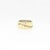 Metal Vintage Mid-Century Modernist Paul Lobel Mixed Metal Gold/Silver Cigar Band Ring For Sale - Image 7 of 13