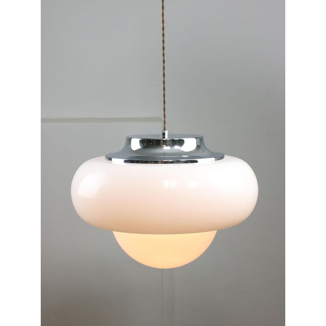Glass Large Space Age Best Pendant Lamp from Guzzini, 1960s For Sale - Image 7 of 18