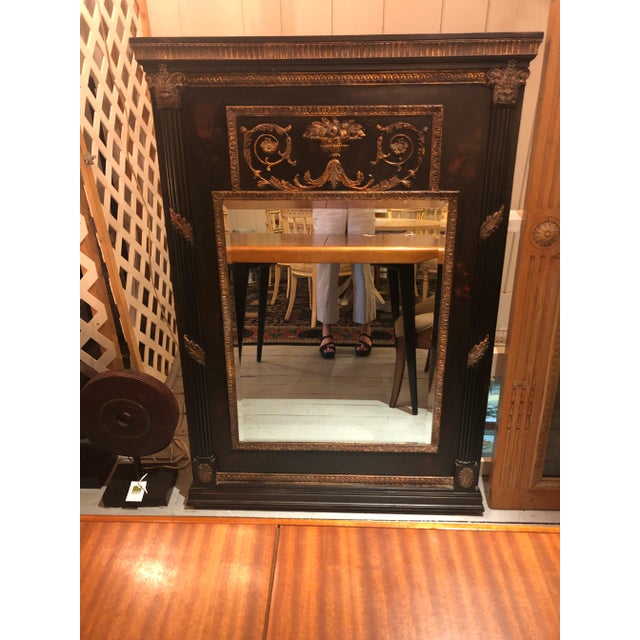 Neoclassical Style Trumeau Mirror For Sale - Image 10 of 10