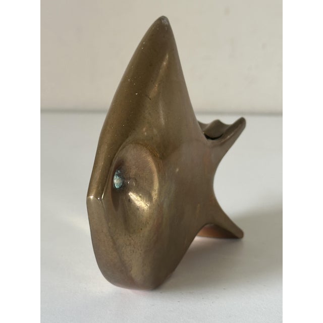 Vintage Bronze Fish Ashtray, 1970s For Sale - Image 3 of 13