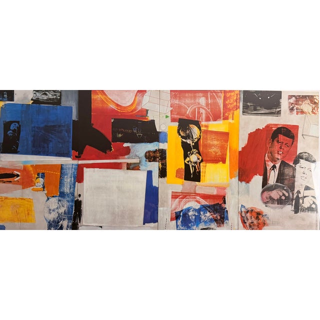 Pop Art Robert Rauschenberg Exhibition Poster 1989, Featuring Axle 1964 - Cologne-Paris For Sale - Image 3 of 9