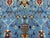 2000 - 2009 Blue Sultani Wool Area Rug With Persian Floral Design, 6'6" X 9'10" For Sale - Image 5 of 14
