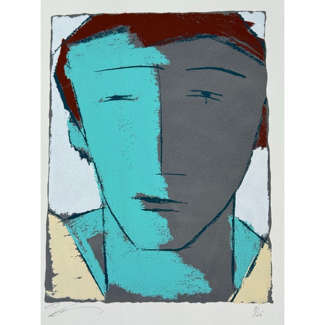 E.J. Gold (b. 1941 New York) “Faces of War” Series #1 1991 serigraph. 11x15” loose. Pencil signed and numbered. Comes with...