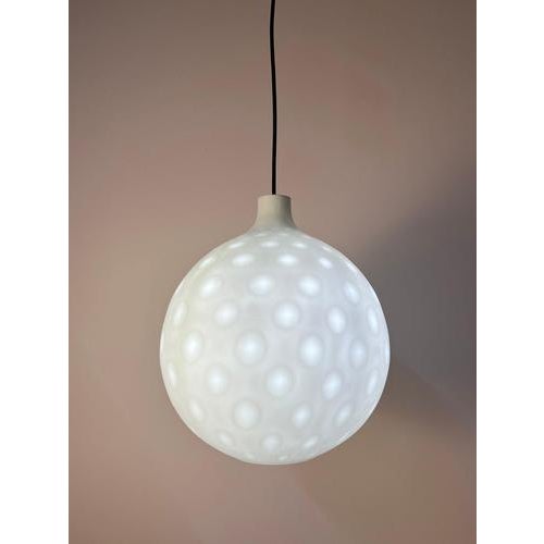 Como Pendant Lamp in Milk Glass by Aloys Gangkofner for Peill & Putzler For Sale - Image 11 of 11