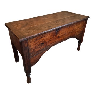 Antique French Dough Bin Table, 19th Century For Sale