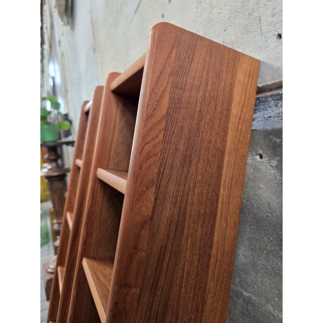 Danish CD Storage Rack in Teak, 1980s For Sale - Image 4 of 12