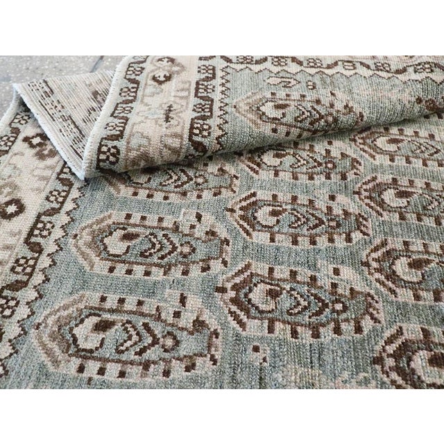 Textile Galerie Shabab Collection Mid-20th Century Persian Malayer Accent Rug For Sale - Image 7 of 7